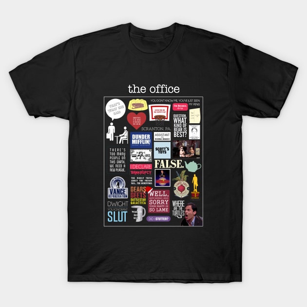 THE OFFICE ELEMENTS T-Shirt by fernandaffp